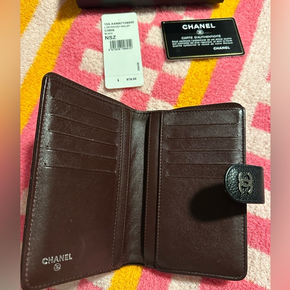 Authentic Chanel L-Zip Pocket Wallet - Picture 9 of 12